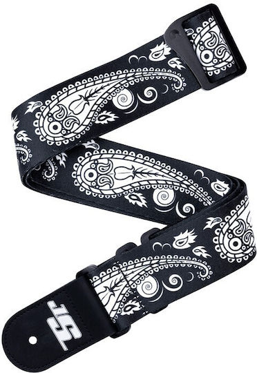 D'addario 50jssv17 Black Paisley Ζώνη Κιθάρας Joe Satriani