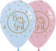 Latex Balloons 11 Gender Reveal Boy Girl 25 Pieces