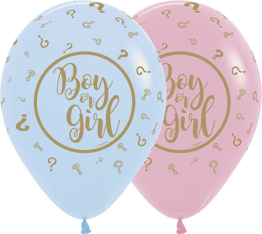 Latex Balloons 11 Gender Reveal Boy Girl 25 Pieces