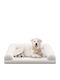 Costway Bezug für Hundebett Orthopädisch Beige