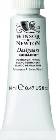 Winsor & Newton Tempera Paints Permanent White in Tube 14ml 1pcs