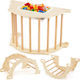 Costway Table 80x47x41cm. Beige
