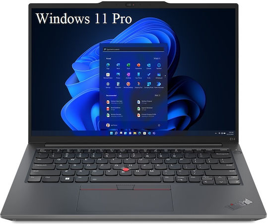 Lenovo ThinkPad E14 Gen 6 (AMD) 14" IPS FHD+ (Ryzen 5-7535U/48GB/256GB SSD/W11 Pro) (UK Клавиатура)