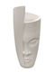 Marhome Übertopf Fiberglas Weiß 41x41x112εκ.