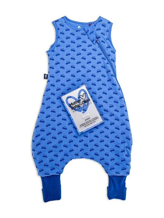 Baby Bliss Autumn Sleeping Bag with Feet Blue