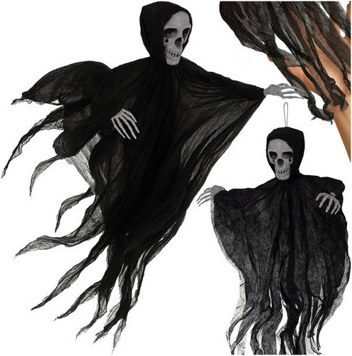 Halloween Skeleton Decoration Zola Hanging 70 X 60 Cm Black
