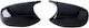Mirror Covers Clips Black Piano Lacquer Batman Style Suitable Bmw E81 E82 E87 E88 Facelift