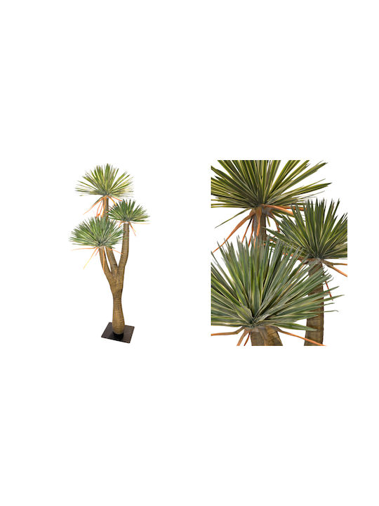 Yucca Mit Echter Textur 3 Spitzen Basis 260cm