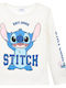 Παιδική Μπλούζα Μακρυμάνικη Εκρού Stitch
