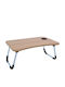 Felhome Lemnos Dreptunghiular Tavă de Pat în Culoare Maro 60x40x26cm FELEK7129222 1buc