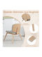 Armchair Shiny Grey 65x60x76cm