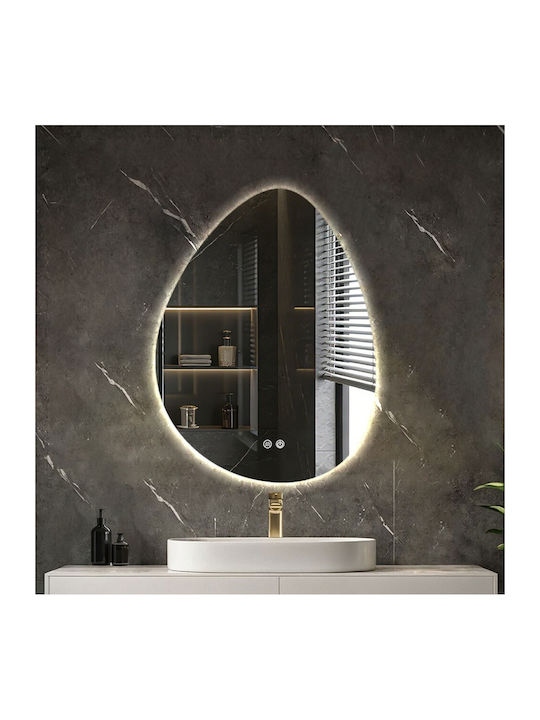 Futura Oglindă de Baie Lumini LED Atingere 60x80cm
