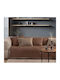 Nef-Nef Homeware New Tanger Armchair Throw 2 Sides 180x180cm Brown Ecru