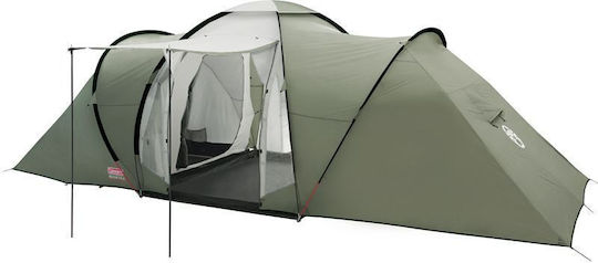 Coleman Ridgeline 6 Plus Camping Tent Tunnel Green for 6 People 640x230x160cm