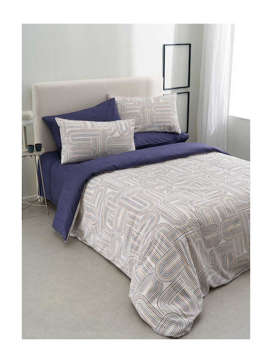 Vesta Home Πάπλωμα Υπέρδιπλο 230x240εκ. Lorena Καφέ