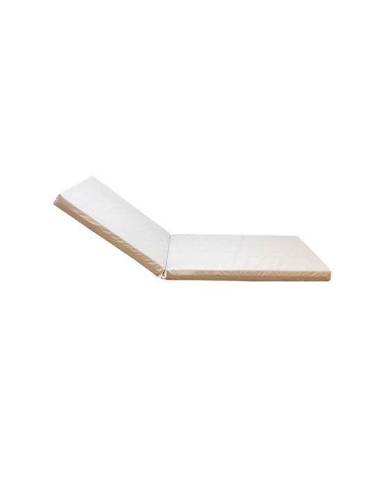 Tesias Group Pernă Waterproof Pentru Pat De Soare Cu Spătar Argintiu 60x195cm