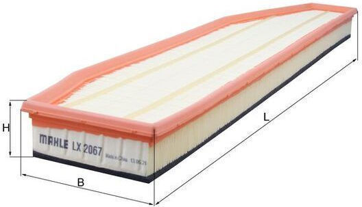Mahle Филтър за Въздух ЛХ 2067