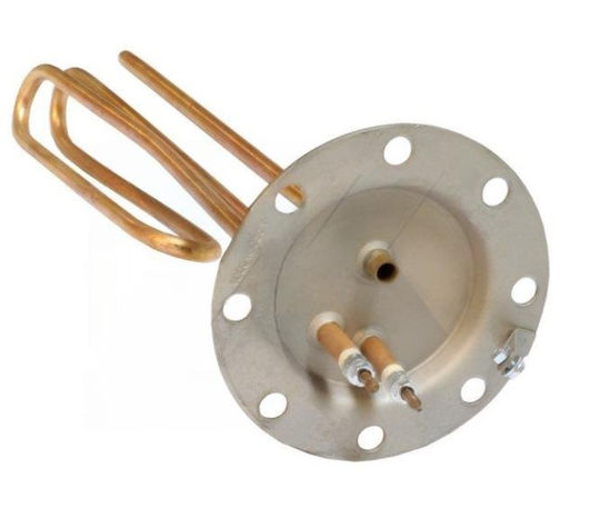 Rezistență Cupru Flanșă Inox 8 Găuri Scurtă Încălzitor Apă 4kw-φ120
