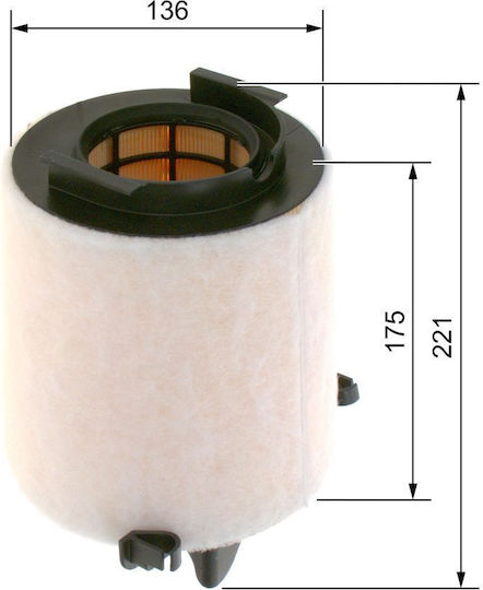 Filtru De Aer Bosch 1 457 433 576