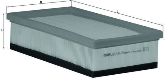 Mahle Филтър за Въздух ЛХ 1617