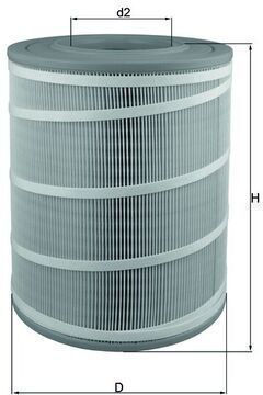 Mahle Air Filter Lx 3480