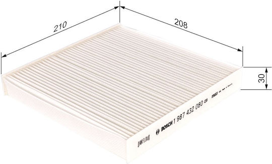 Bosch Auto Innenraumluftfilter 1 987 432 080