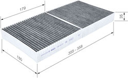 Bosch Cabin Air Filter 1 987 432 571 Bosch Cabin Air Filter 1 987 432 571