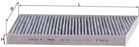 Filtru De Aer Pentru Habitaclu Mahle Lak 129