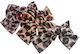 Ro-ro Bow French Clip Hair Animal Print