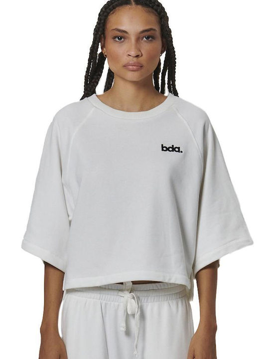 Body Action Women's Crop Top Cotton White