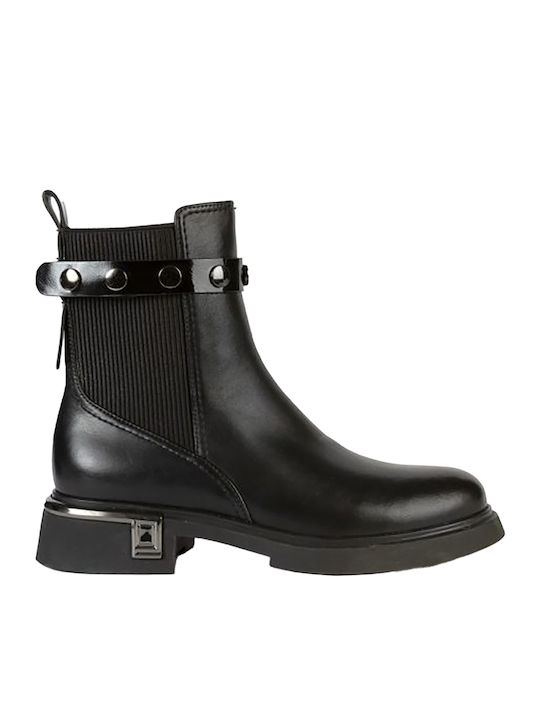 Leather Women's Chelsea Boots Black