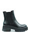 Ghete Chelsea De Piele Dama Negre