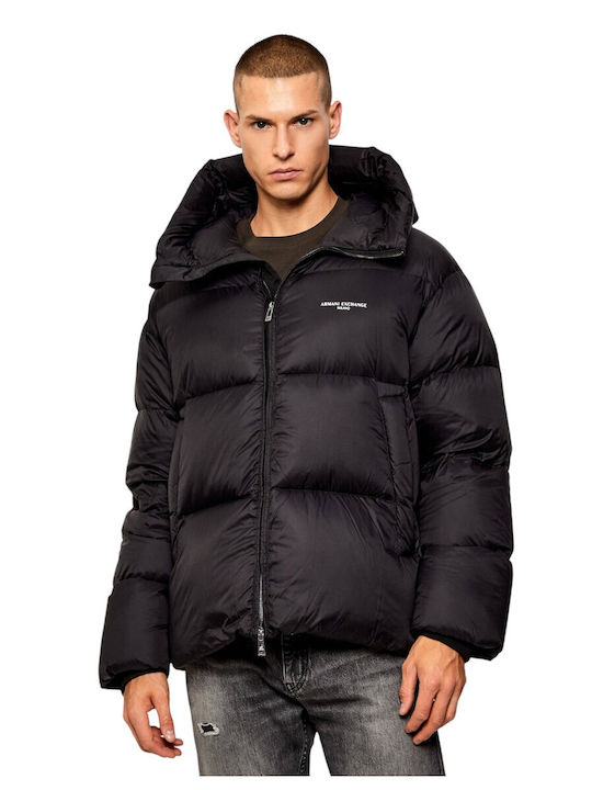 Armani Exchange Μπουφάν Μαύρο