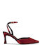 Pumps mit Stiletto-Absatz & Riemchen Rot