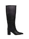 Leather Women's Boots Black