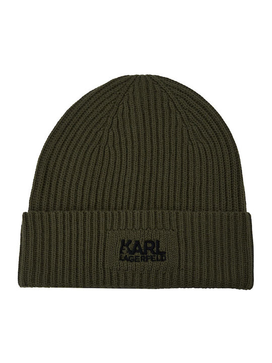 Beanie Ανδρικός Σκούφος Πλεκτός σε Πράσινο χρώμα