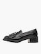 Δερμάτινα Γυναικεία Loafers σε Μαύρο Χρώμα