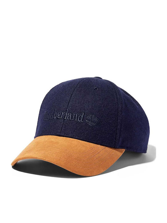 Мъжка Шапка Timberland Wool Baseball Cap Tb0a65mt451 Син