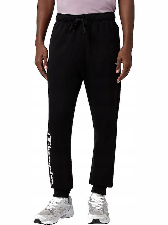 Champion Pantaloni de trening cu Elastic Black