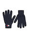 Blau Gestrickt Handschuhe