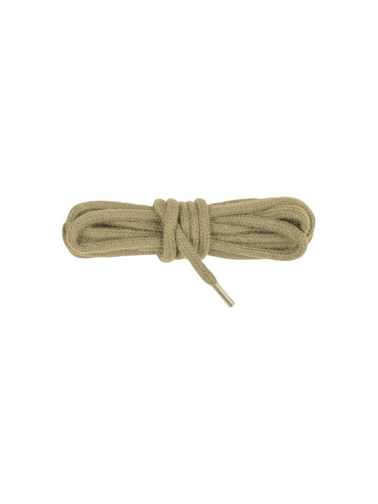 Bergal Trekking Cord Extra Thick Laces 120cm Dark Beige Width 5mm 120 Εκατοστα Σκουρο Μπεζ Ορειβατικα Κορδονια Στρογγυλα Πολυ Χοντρα