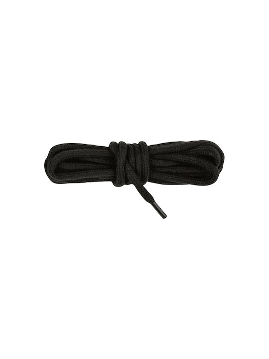 Bergal Trekking Cord Extra Thick Shoelaces 120cm Black Width 5mm 120 Centimeters Black Hiking Round Very Thick