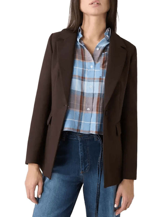 MORE & MORE Women's Blazer Brown