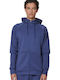 Men's Fleece Cardigan with Hood Oceana Blue