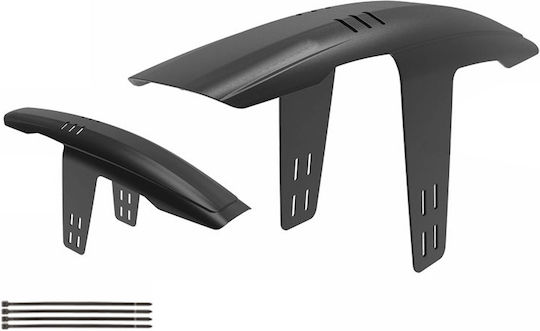 Front Fender Mudguard MTB Author X Flap V Brake Discbrake 26 27.5 29 Inches Black
