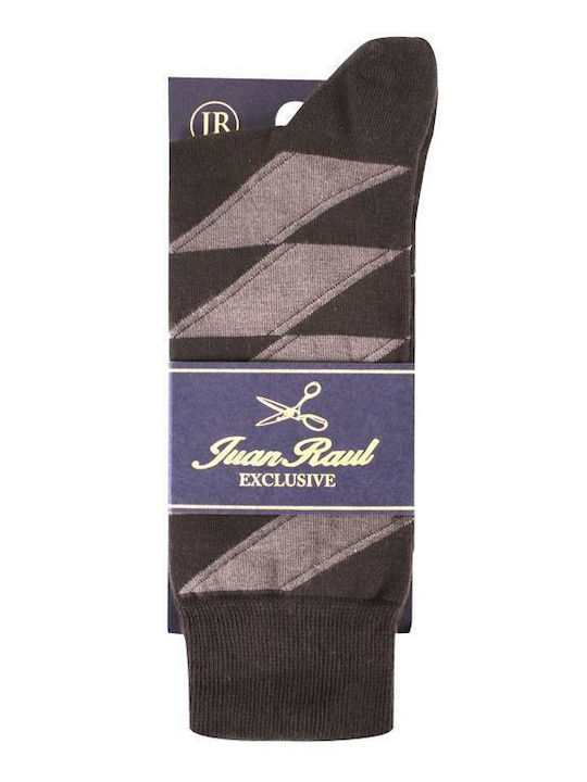 Juan Raul Herren Socken Dark Brown 1Pack