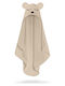 Kapuzen Teddy Beige