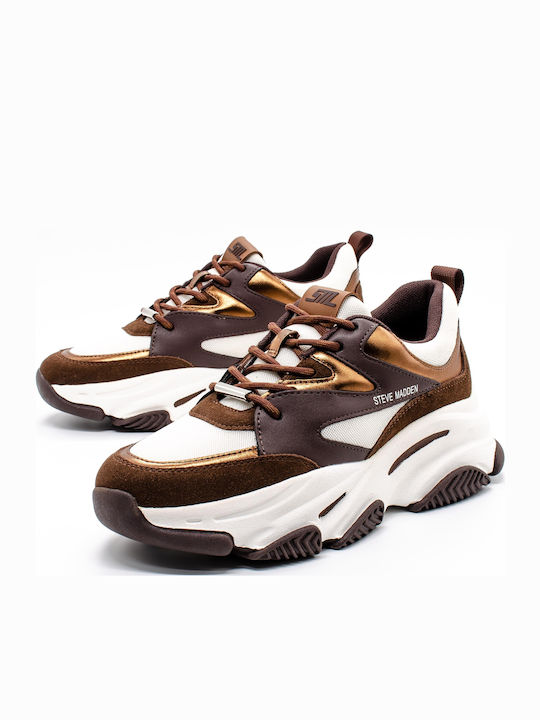 Steve Madden Progressive Anatomical Sneakers Br...