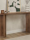 Sira Wooden Console Table Walnut L150xW35xH75cm