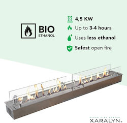 Xaralyn Burner Επιτραπέζιο Εσωτερικού Χώρου 120x15.7x8.4cm